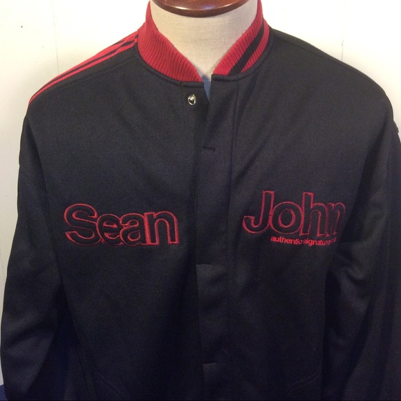 Sean John vintage Varsity Jacket Mens Size Large - Picture 2 of 10